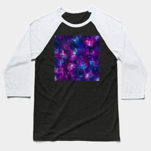 Endless Universe - Infinite Space Seamless Pattern Baseball T-Shirt